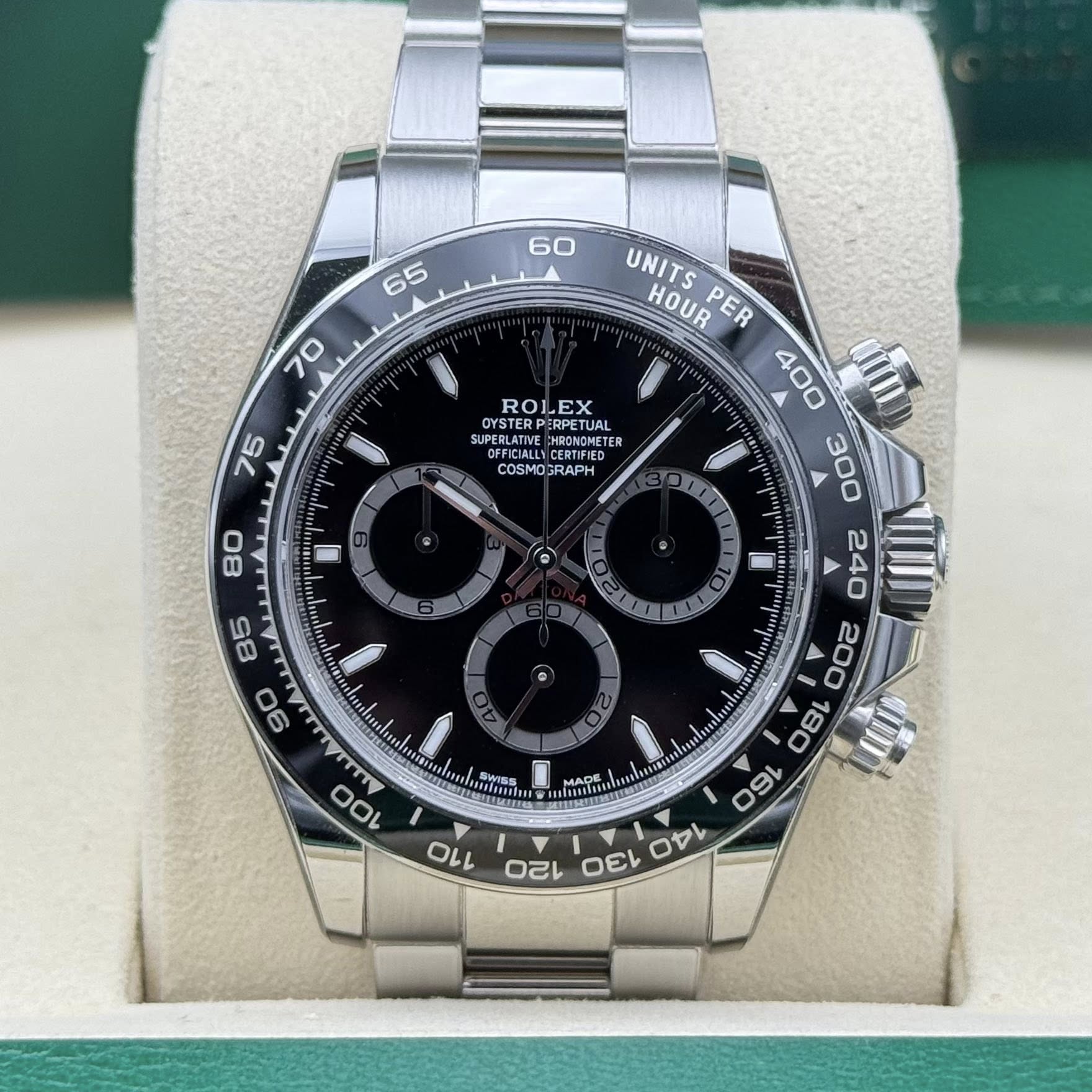 20260112-001 - Pre Owned Rolex Daytona Black Dial