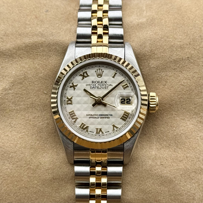 Pre Owned Rolex Lady-Datejust Pyramid Roman