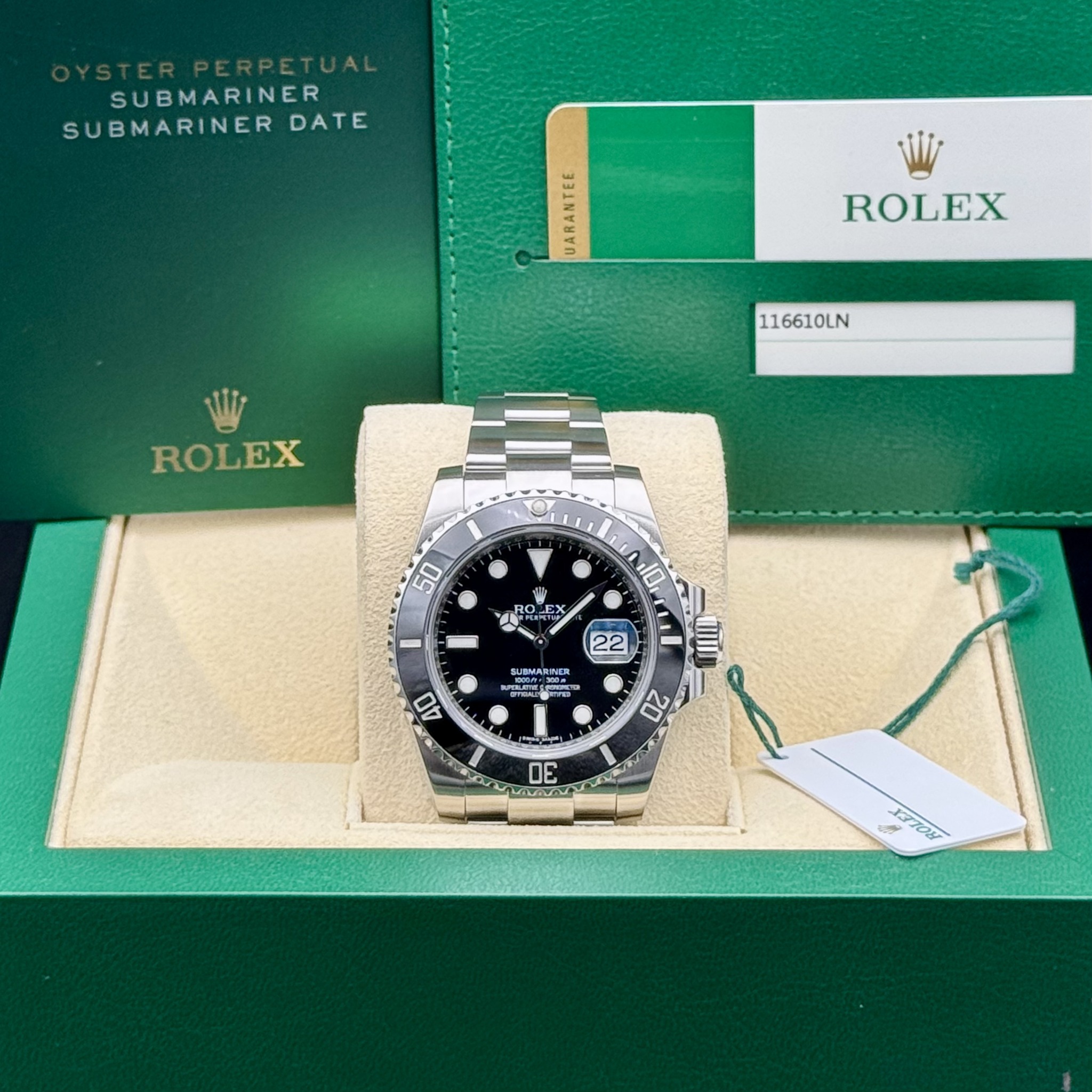 Pre Owned Rolex Submariner Date Black