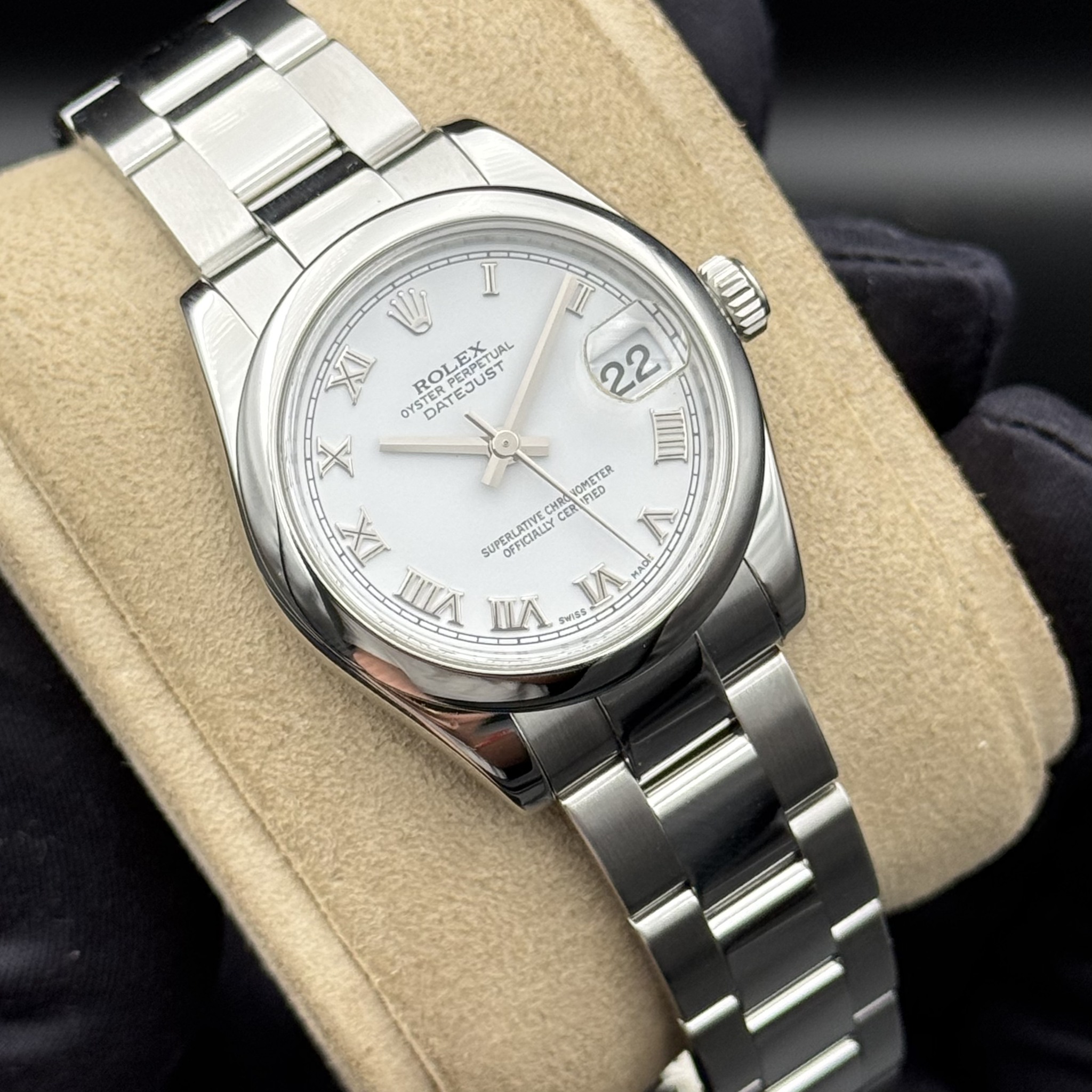 Pre Owned Rolex Datejust 31 White Roman
